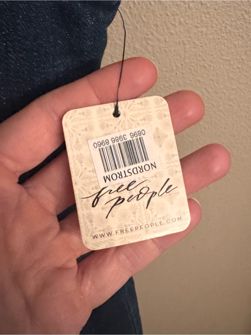 FREE PEOPLE CRVY Ring The Alarm Denim Jumpsuit‎ - Picture 7 of 7
